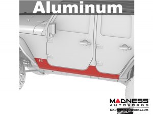 Jeep Wrangler JK Aluminum Rocker ExoSkin - Pair - 4Door 